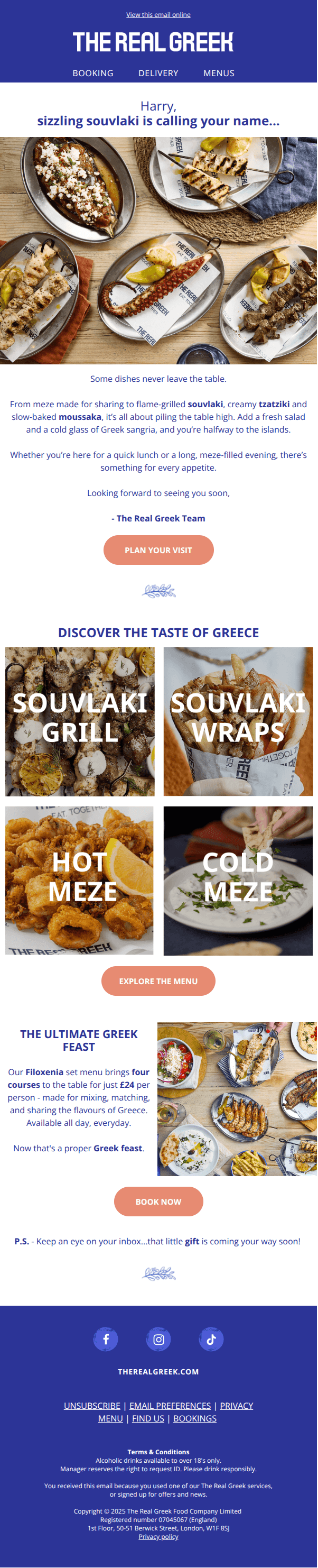 What’s on the menu? 🍽️