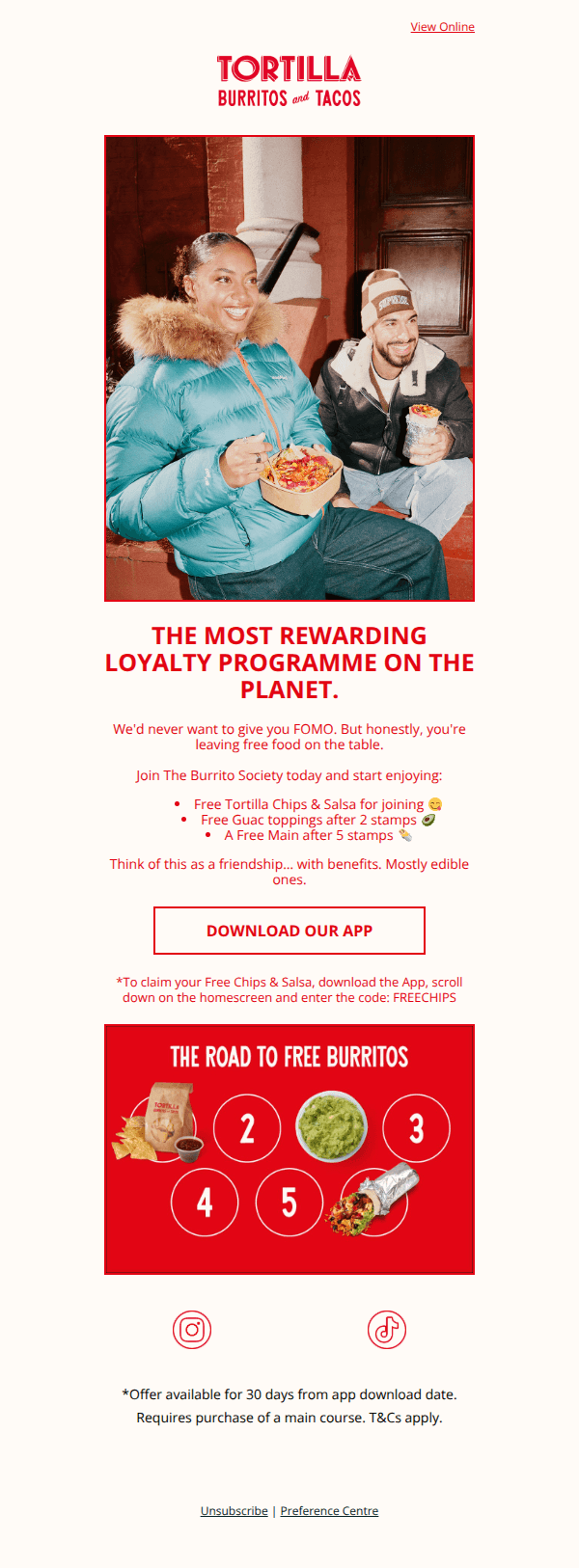 The road to Free Burritos ➡️