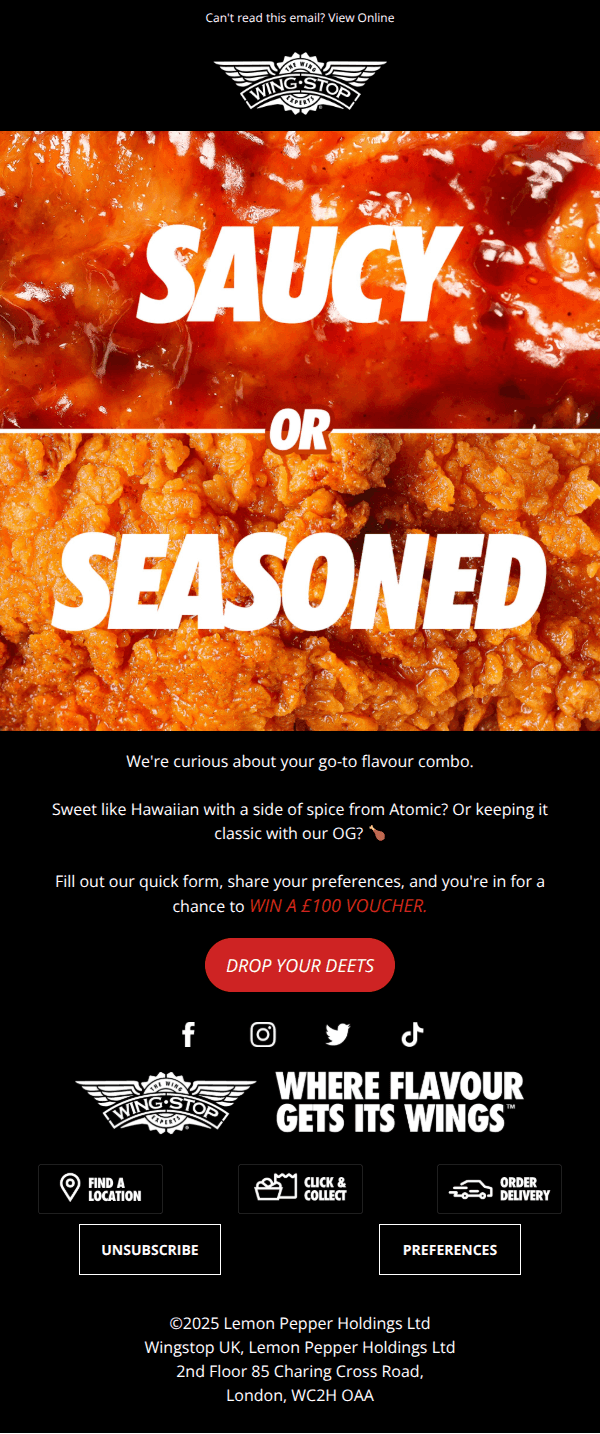 Fancy a shot at a £100 voucher? 👀
