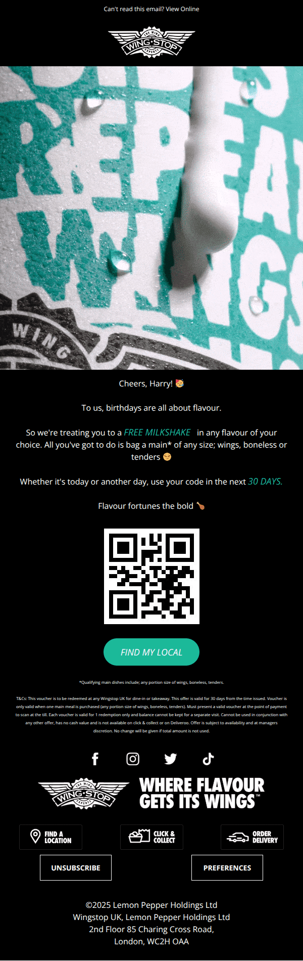 A little something from Wingstop
