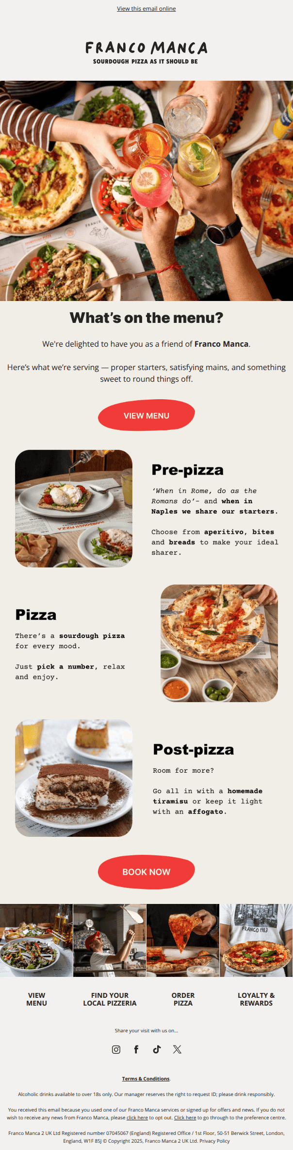 Meet our Menu, Harry  😋