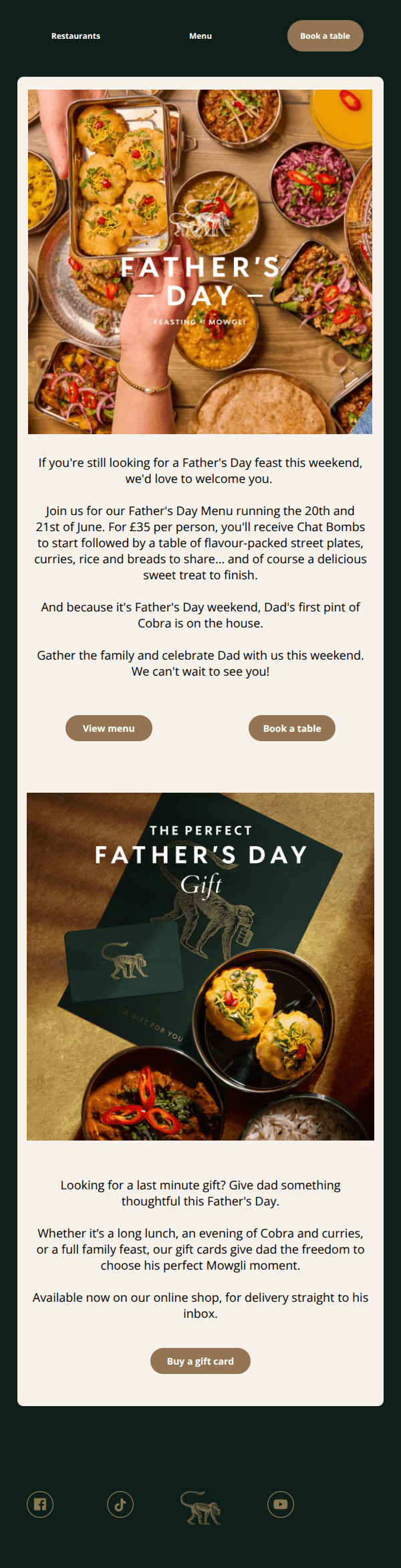 Still looking for a Father's Day feast?
