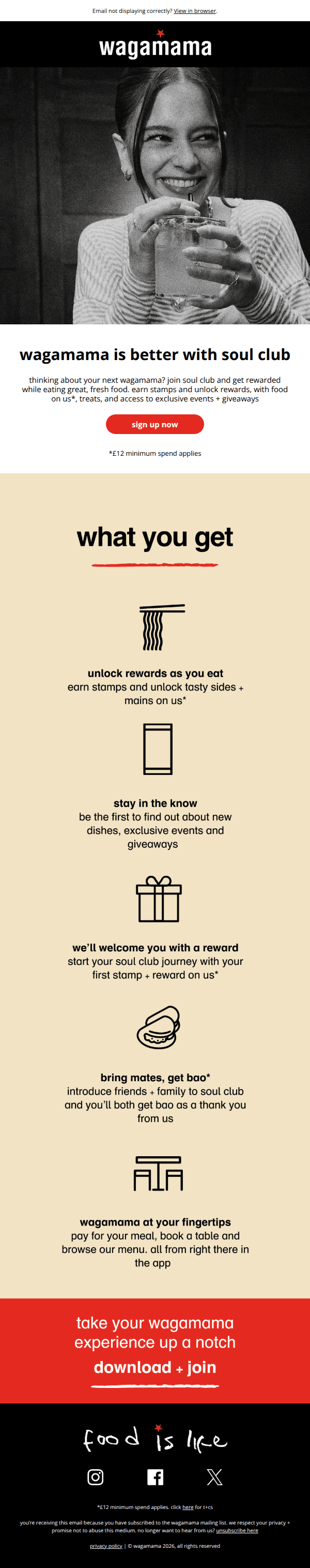 earn rewards as you eat