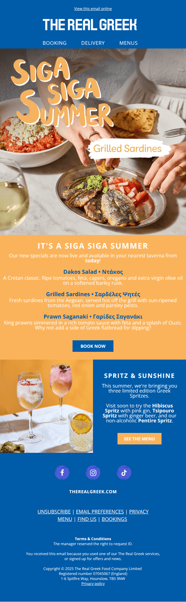 OUR SUMMER SPECIALS ARE HERE