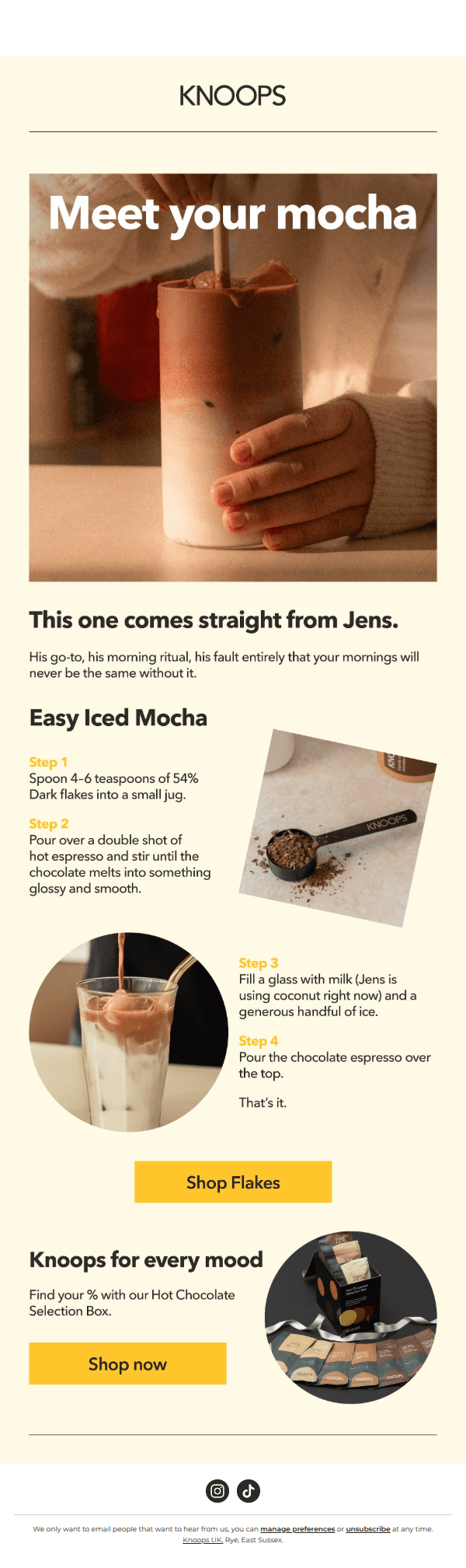 Easy iced mocha