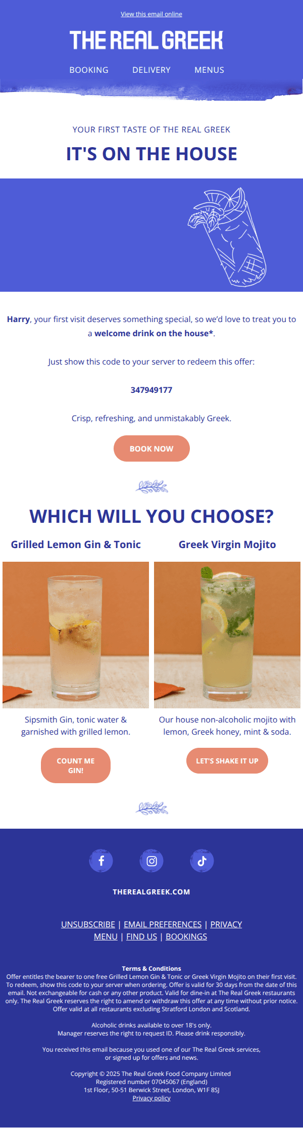 Yamas! Your First Drink Is On Us