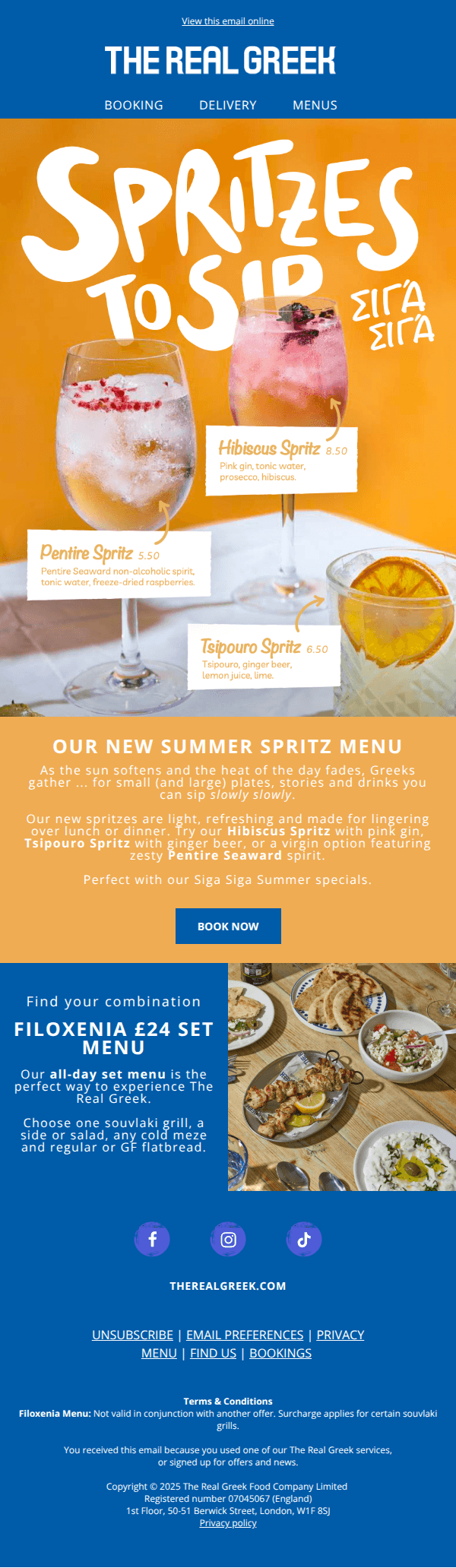 Spritzes to sip siga siga