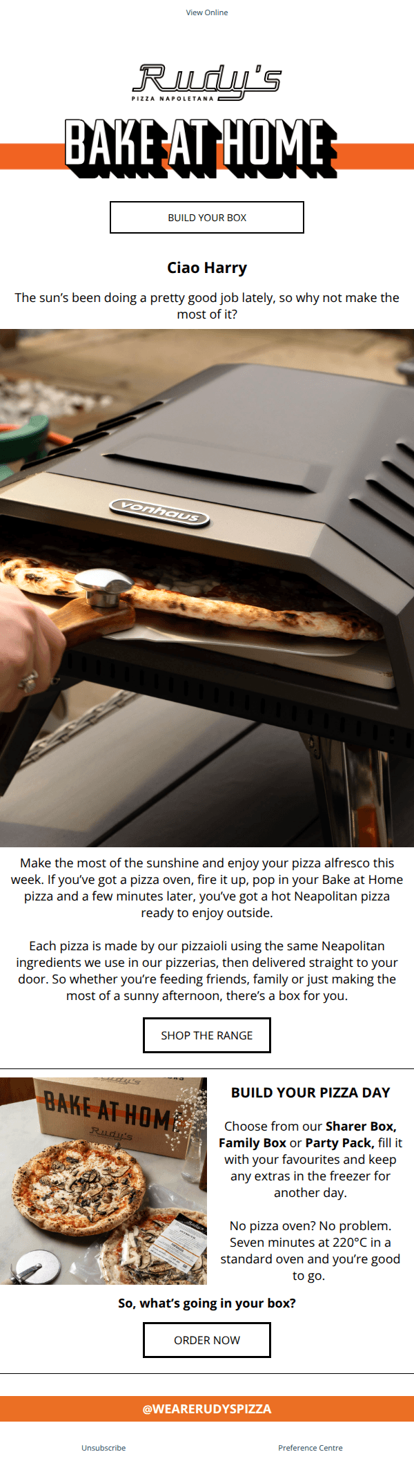 Pizza in the sunshine? We’re in 🍕