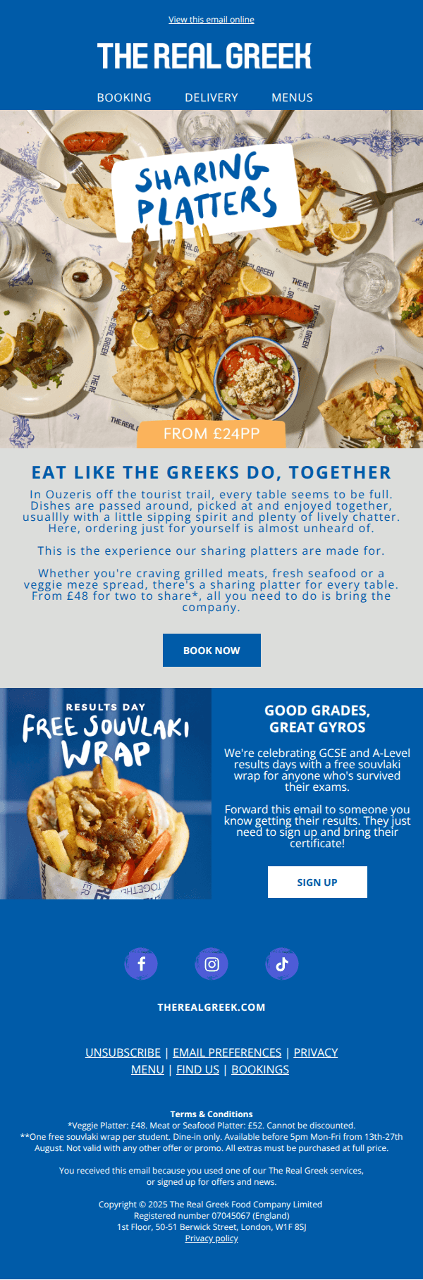 Eat like the Greeks do, together