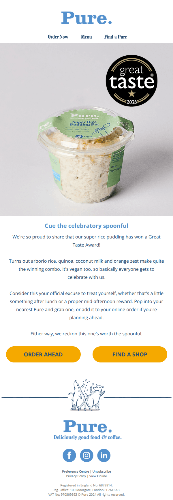 We won a Great Taste Award!