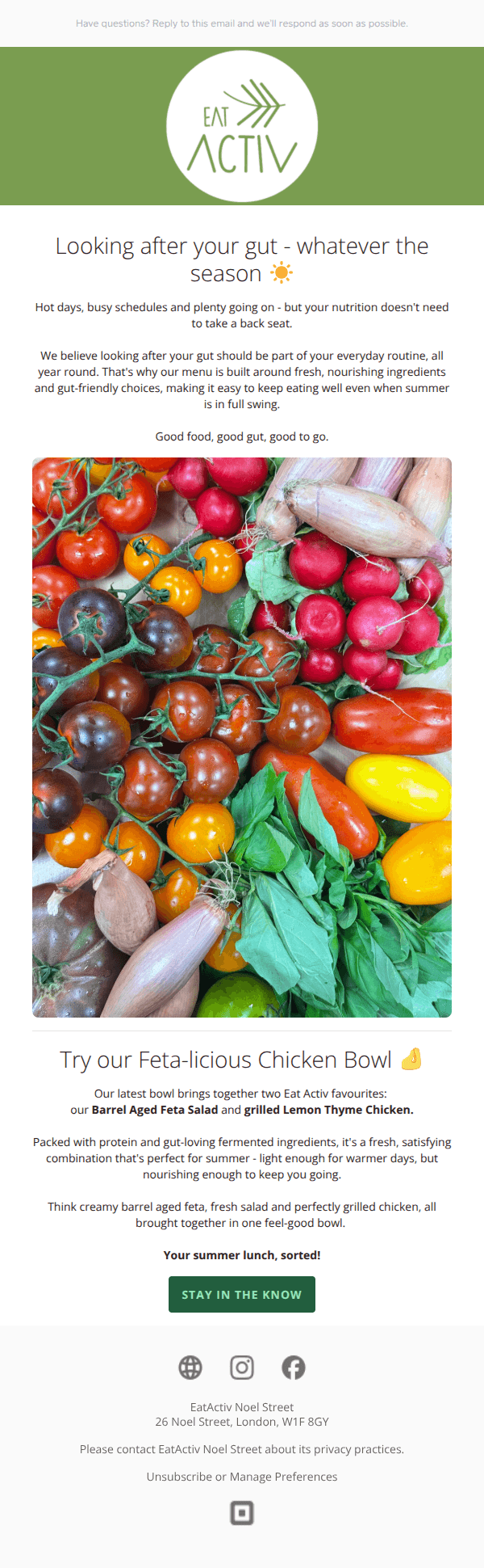 Summer fuel that loves your gut!