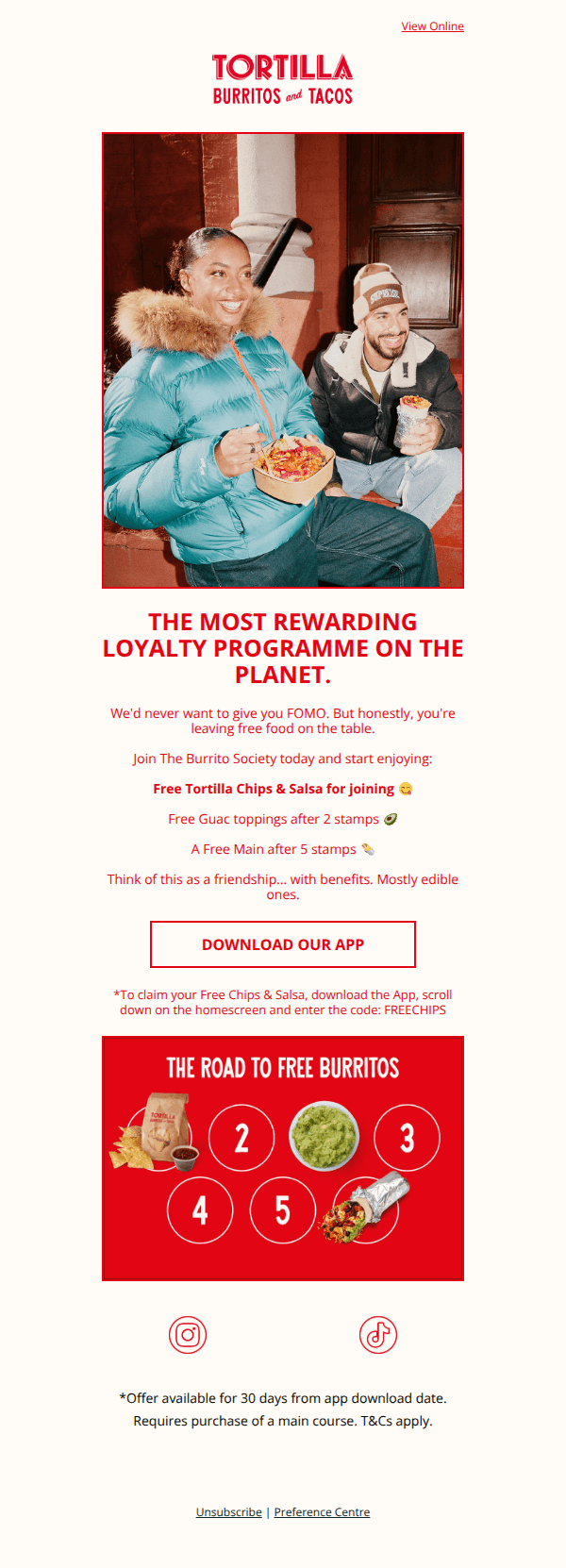 The road to Free Burritos ➡️