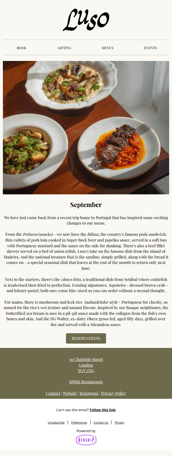 September at Luso