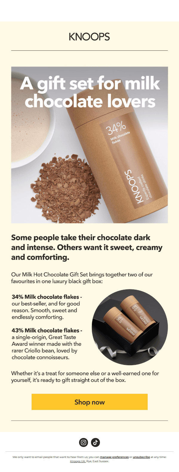 The gift for milk chocolate lovers 🍫