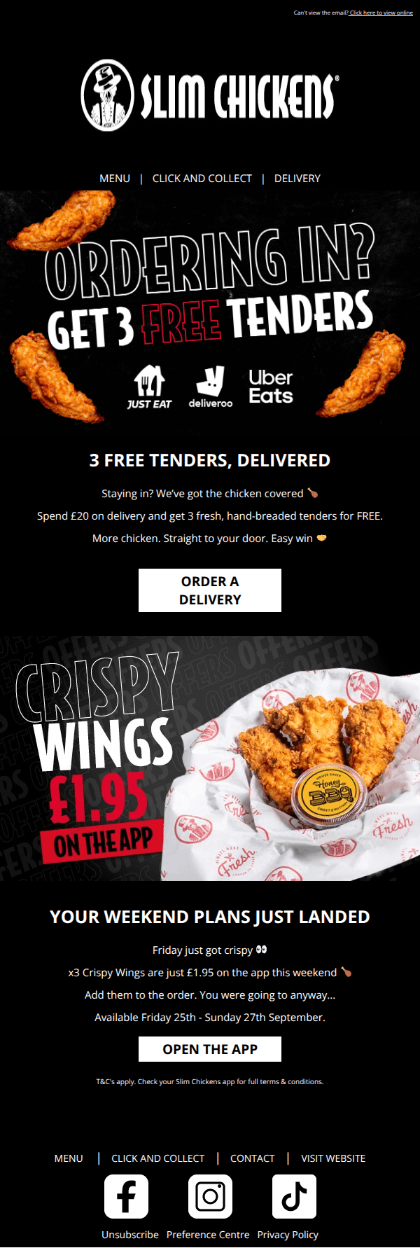 FREE tenders incoming 🚨🍗