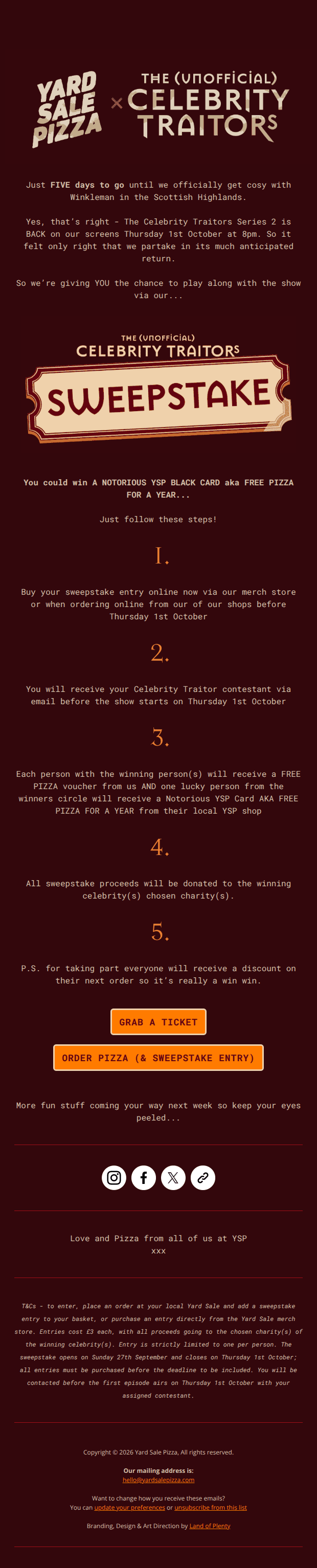 Faithful or Traitor? 5 DAYS TO GO…