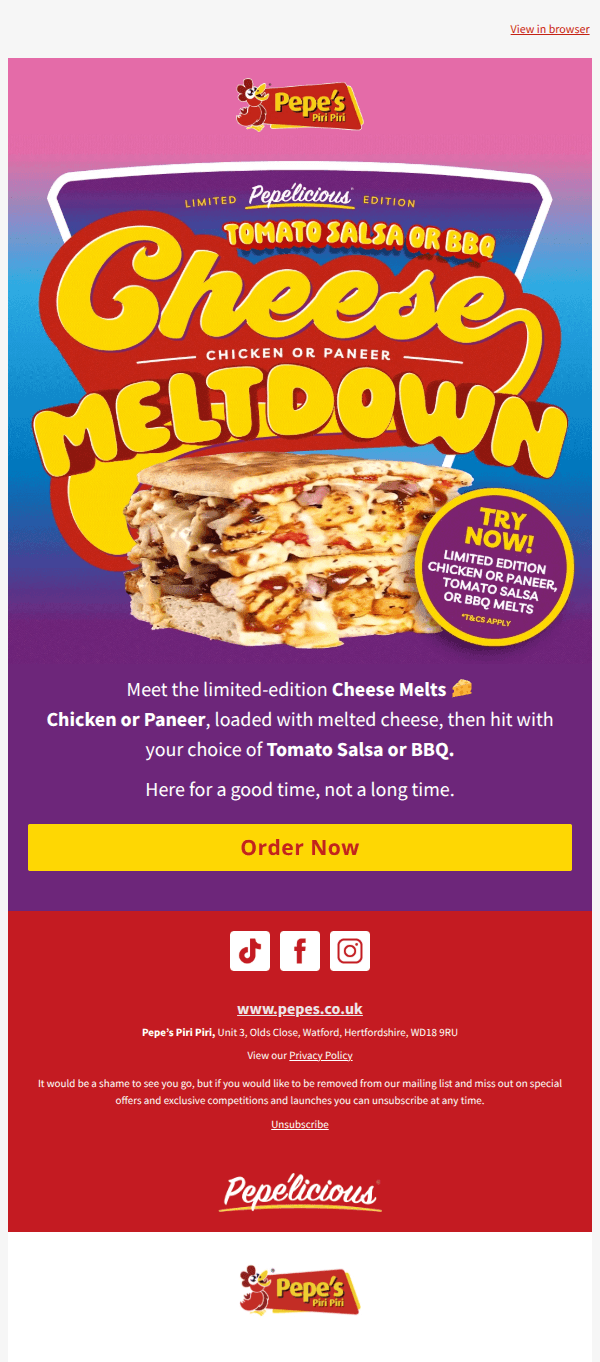 Get ready for Cheese Melts!