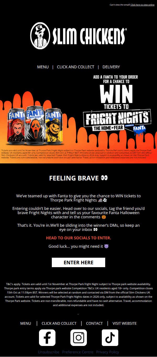 WIN Thorpe Park Fright Nights tickets 👻🎢