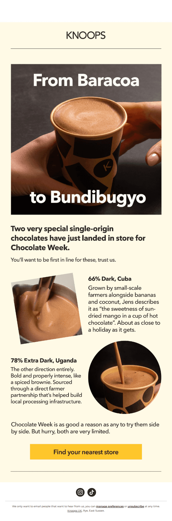 Rare cocoa, limited run