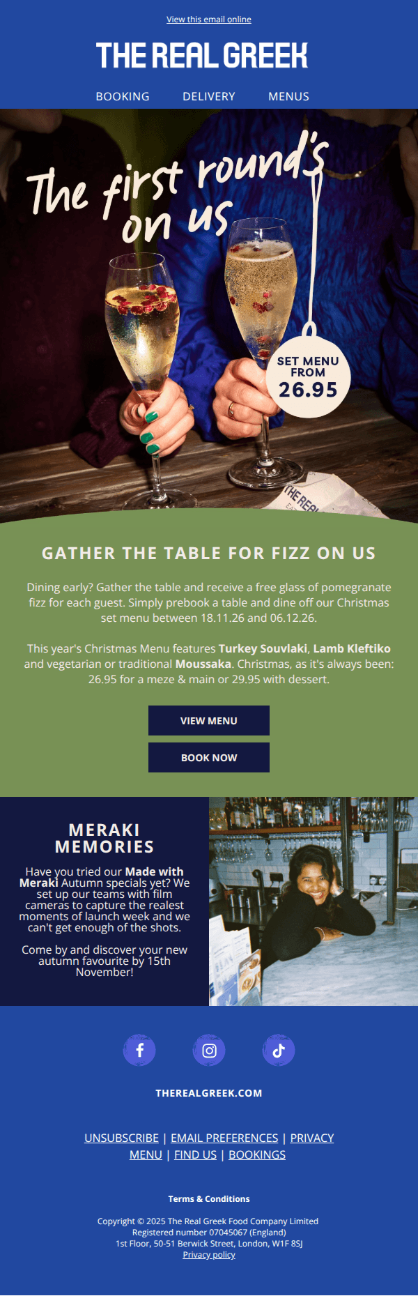 🥂 Fizz the season to be organised...